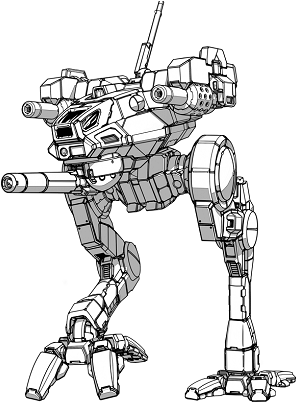 Locust C line art