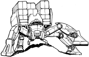Heavy Lifter HCL-1 CargoMech line art