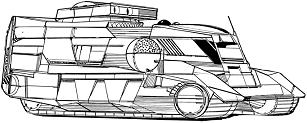 Hi-Scout Drone Carrier "Cunnington" line art