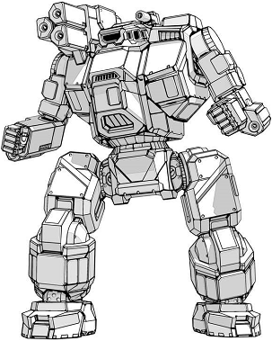 Quasimodo QSM-3D line art