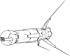 Odyssey JumpShip line art