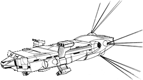 Kyushu Cargo Shuttle line art