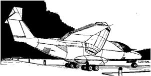 Planetlifter Air Transport Manazuru line art