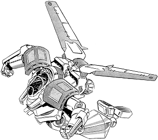 Spider SDR-7K line art