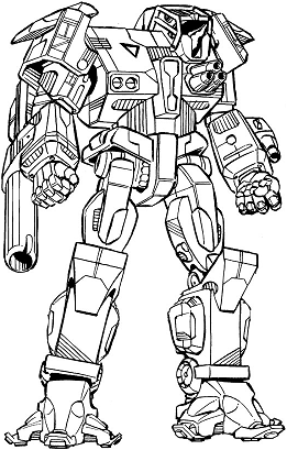Thunderbolt TDR-7SE line art