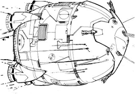 Model 96 "Elephant" line art