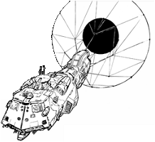 Mjolnir Battlecruiser line art