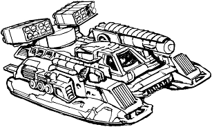 Condor Heavy Hover Tank (Upgrade) (Laser) line art