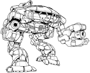 King Crab KGC-000 line art