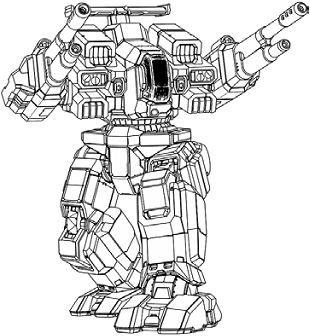 Rifleman RFL-3M line art