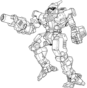 Firebee FRB-1E (WAM-B) line art