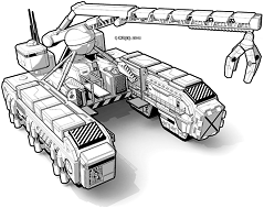 Wayland Mobile Base line art
