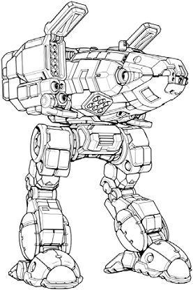 Stalker STK-3Fb line art
