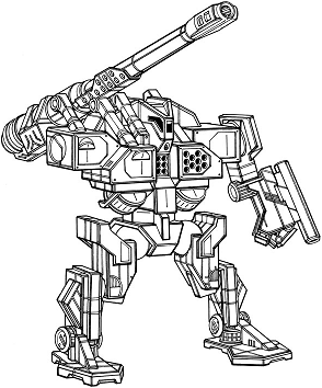 Helepolis HEP-2X line art