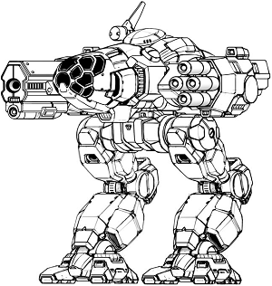 Jinggau JN-G8A line art