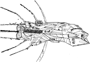 Davion Destroyer (Block I) line art
