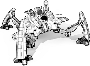 Scorpion LAM SCP-X1 line art