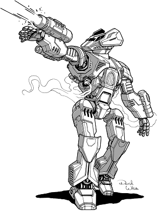 Falcon FLC-4Nb line art