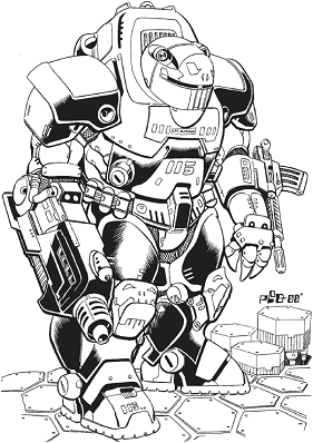Gray Death Standard Suit [Flamer] (Sqd5) line art