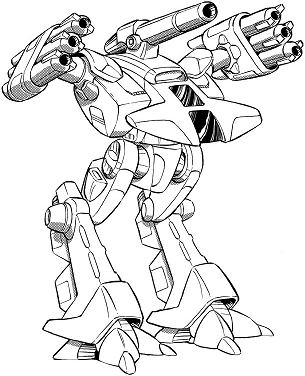 Locust IIC 4 line art