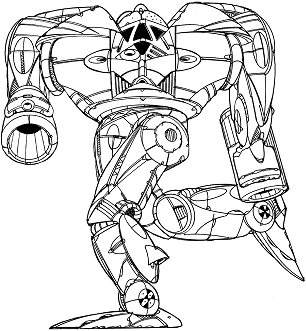 Emperor EMP-5A line art
