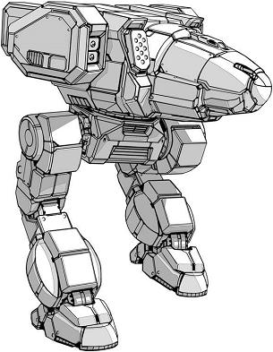Stalker II STK-9A line art