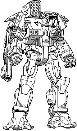 Thunderbolt TDR-9M line art
