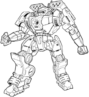 Inferno INF-NOR line art