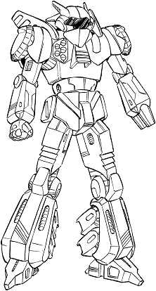 Valkyrie VLK-QD3 line art