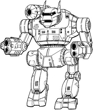 Hauptmann HA1-OE line art