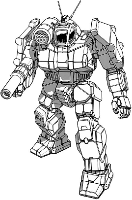 Griffin C line art