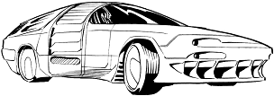 Rotunda Scout Vehicle RND-J-1-11 line art