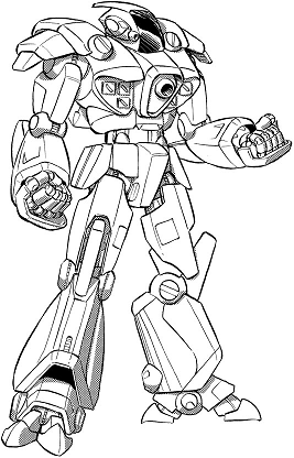 Griffin IIC 4 line art