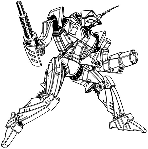 Jackrabbit JKR-9W line art
