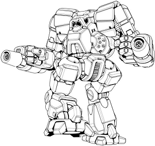 Thug THG-11Eb line art