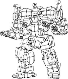 Awesome AWS-8T line art