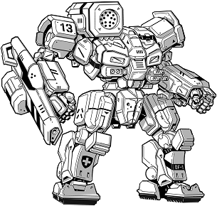 Thunderbolt TDR-1C line art