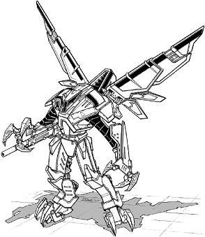 Djinn Battle Armor (Stealth) (Sqd4) line art