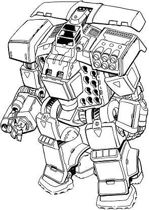 Titan TI-1Ar line art