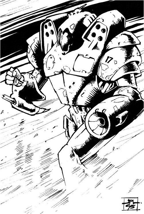 Gray Death Heavy Suit (Sqd5) line art