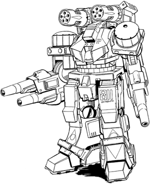 Canis 2 line art