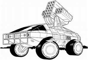 Light SRM Carrier line art