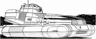 Armored Personnel Carrier (Hover LRM) line art