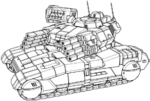 Ontos Heavy Tank (MML) line art