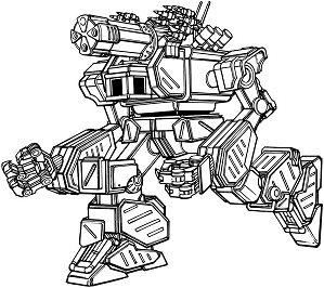 Legionnaire LGN-2D line art