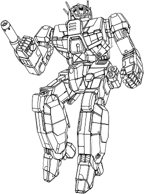 Wasp WSP-1K line art