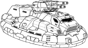 Whirlwind Scout Hover Tank (IFV) line art