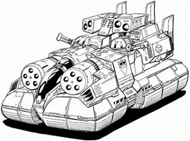 Svantovit Infantry Fighting Vehicle line art