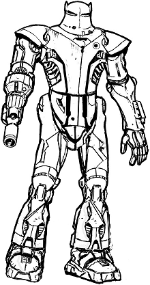 Ebony MEB-9 line art