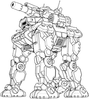 Goliath GOL-7K line art